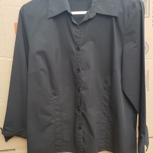Kim Rogers Long-Sleeve Button-Down